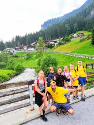 Our camp-kids in our Tyrolean home - Arzl im Pitztal (Austria)